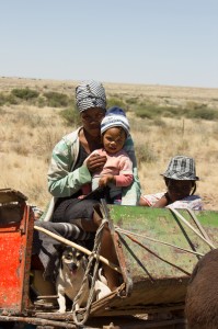 Namibische Familie on Tour